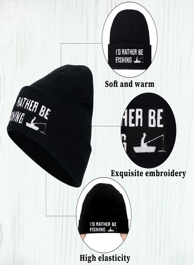 GOAUS Fishing Gifts Funny Hat Beanie and Socks, Stocking Stuffers for Men Boys Dad Son Husband Boyfriend Grandpa - Image 2